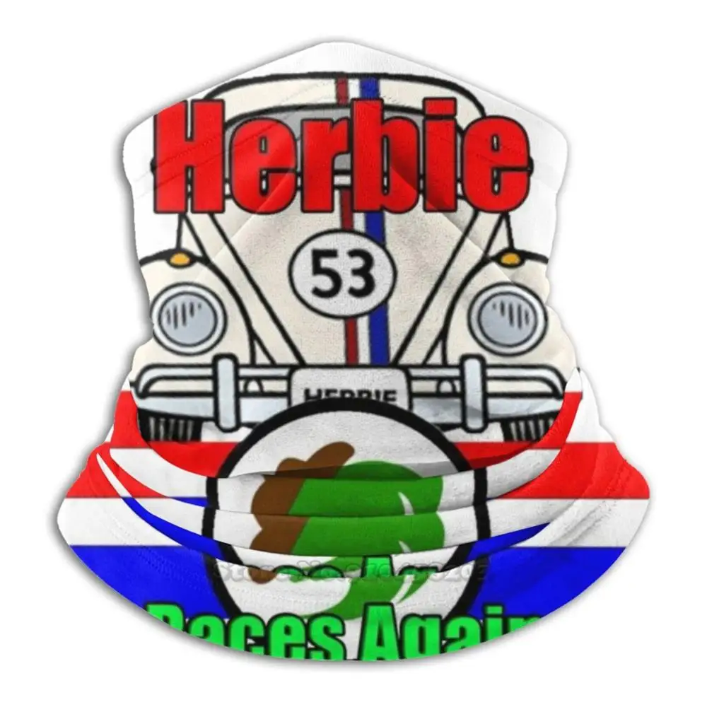 Herbie гонок снова логотип бандана шарф маска шеи Теплый головной убор в Божья