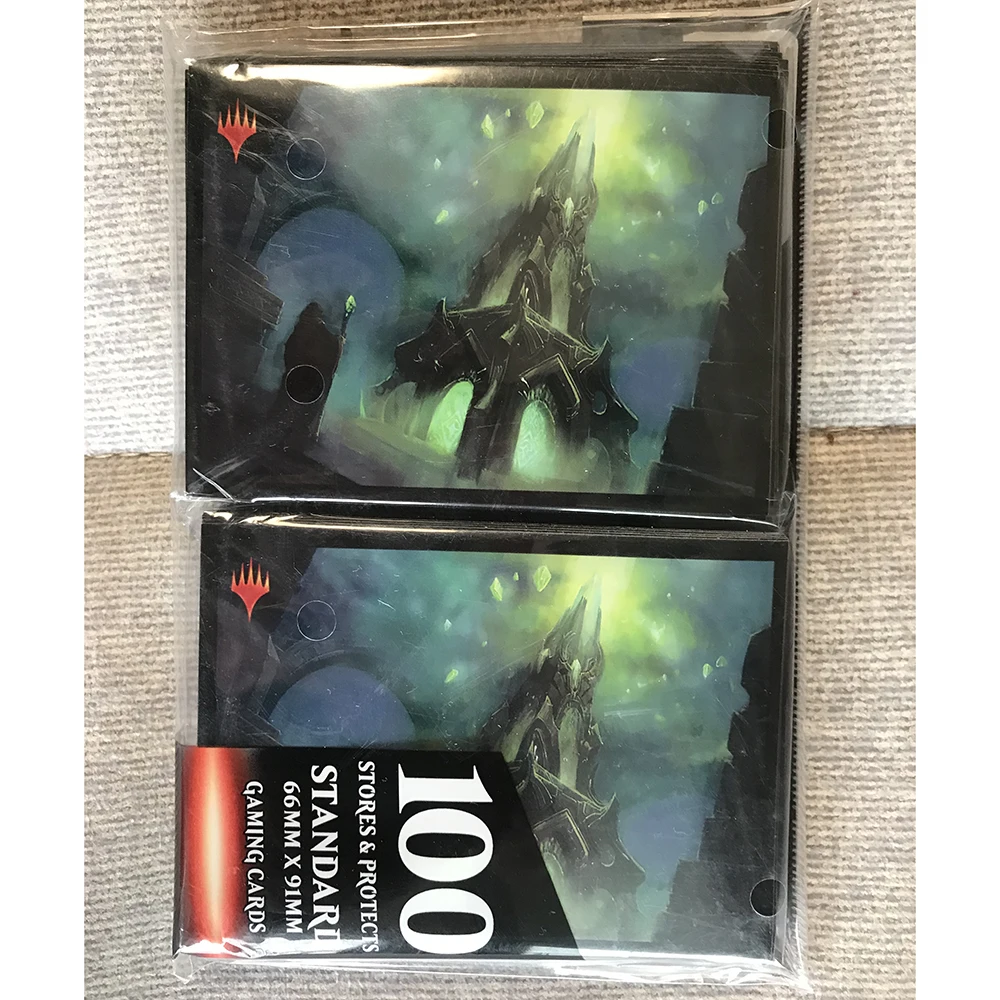 100pcs mana vault 60 шт./лот Черный лотос аниме с двойным рукавом карты рукава карты для торговых карт карты TCG щит Magic MGT/YGO/CFV - Цвет: 100pcs mana vault