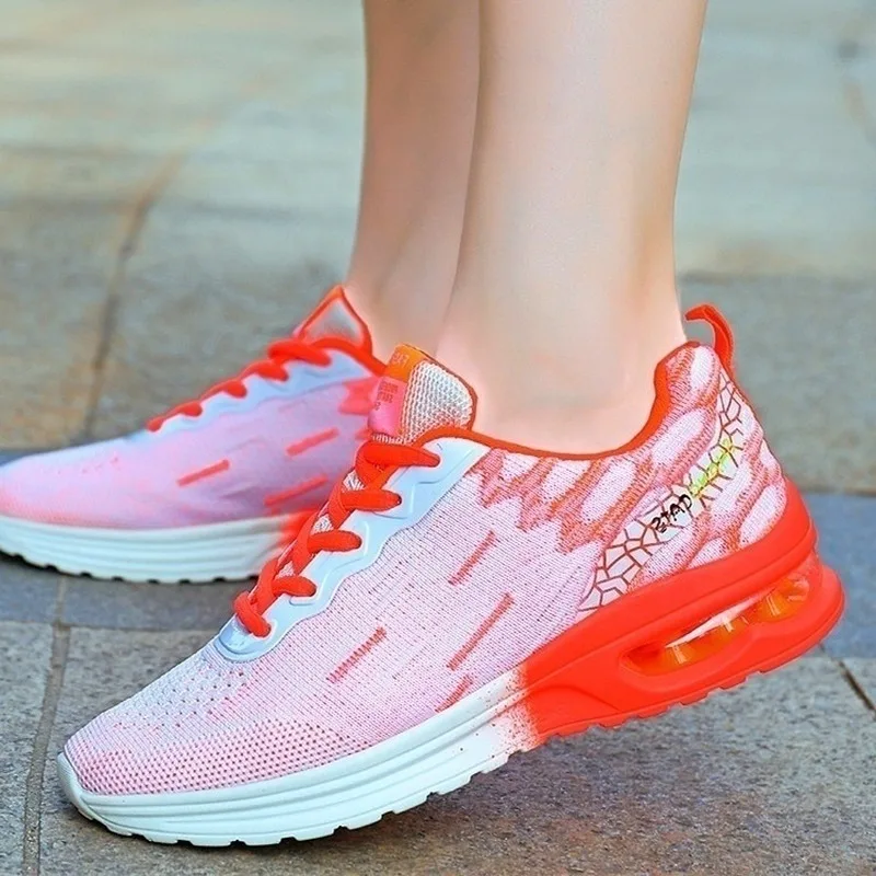 

Women Fashion Breathable Comfortable Running Athletic Sport Shoes Sneakers Slip-on Lightweight Athletic Running Walking Gym Shoe