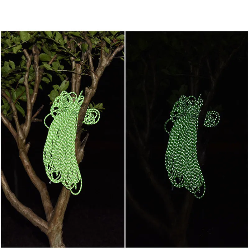 Уличная скалолазающая веревка безопасная 10 м 4 мм светоотражающий парашютный