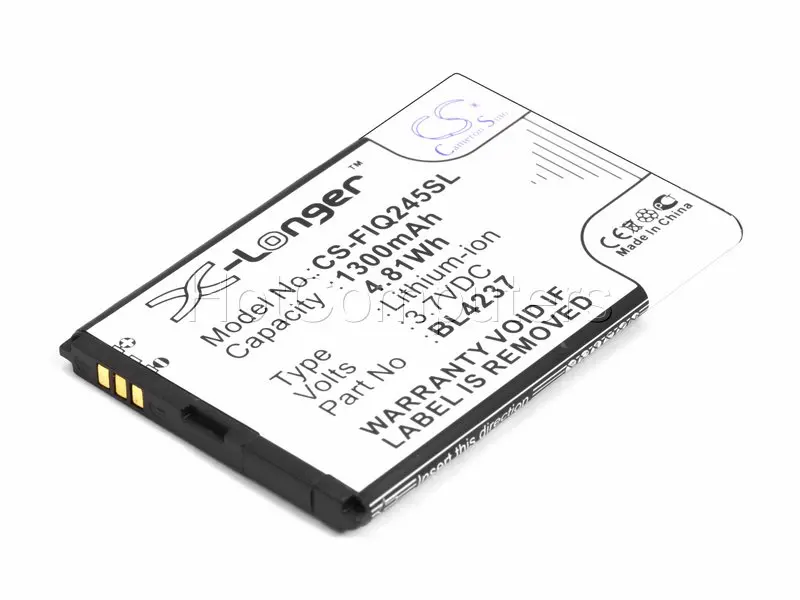 Аккумуляторная батарея для телефона Fly IQ245 Wizard IQ430 Evoke (BL4237) | Мобильные телефоны и