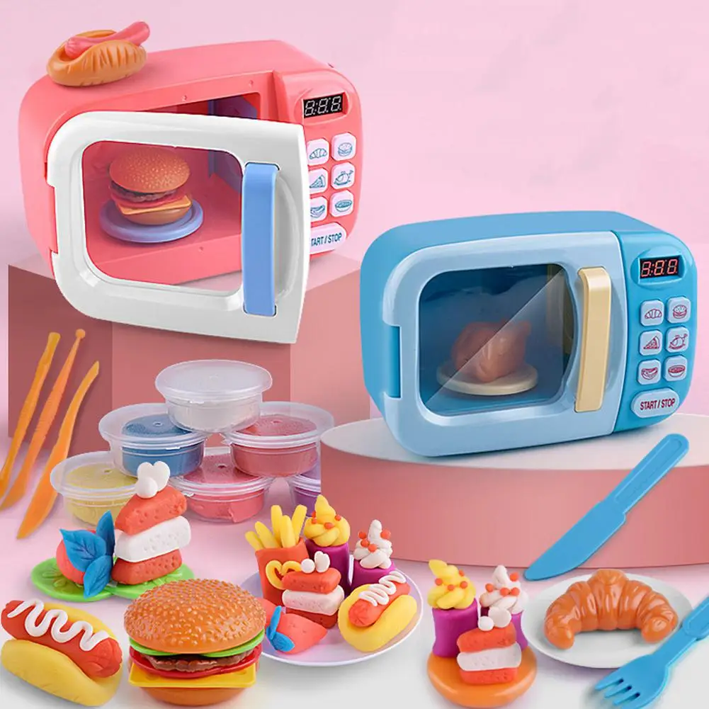 

Детская мини-игрушка RCtown для кухни, игровой домик, имитация электрической детской микроволновой печи для мальчиков и девочек # X0723