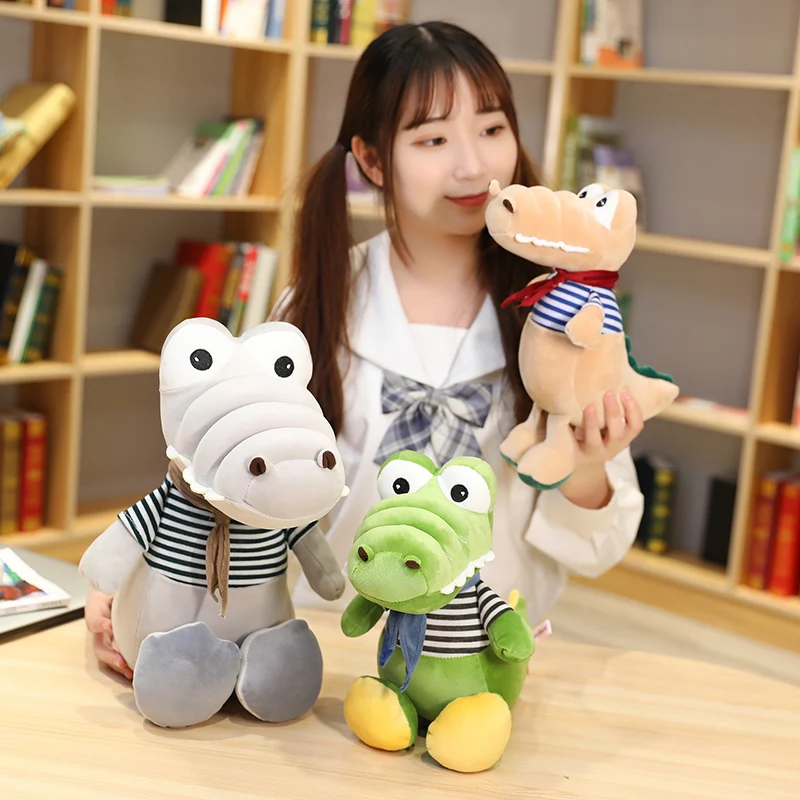 

Simulation standing crocodile peluches grandes plush toys stuffed animals cushion pillow toy home decoration kids Christmas gift