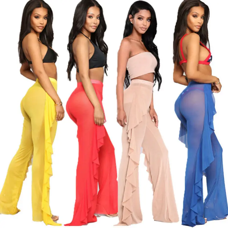 Новинка 2019 большие размеры женское Сетчатое Прозрачное Бикини закрывающие