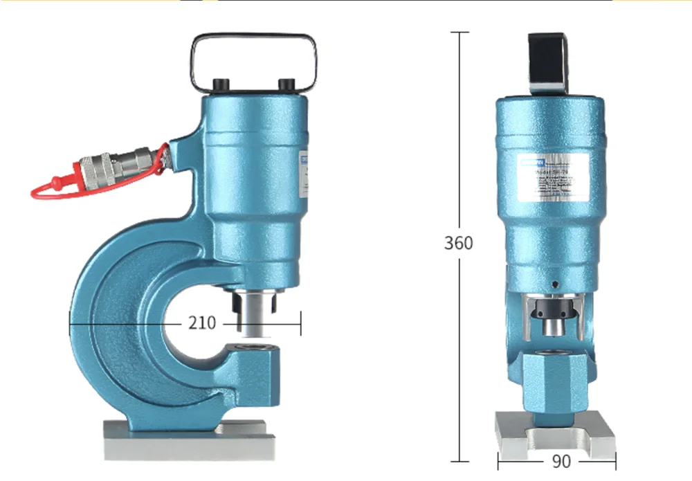 フラット鉄板パンチングマシン Sh 70a 鉄板パンチ銅行パンチャーパンチングマシン