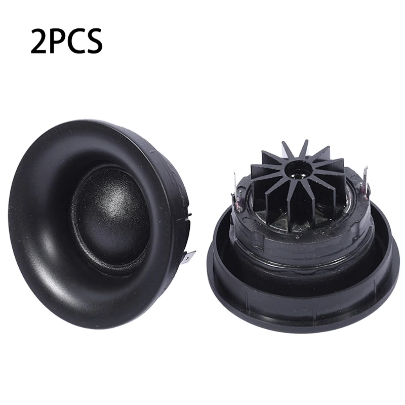 

2Pcs HIFI Audio- Portable Speakers 6ohm Stereo Tweeters Speaker Silk Film Louderspeaker Horn for Home Theater