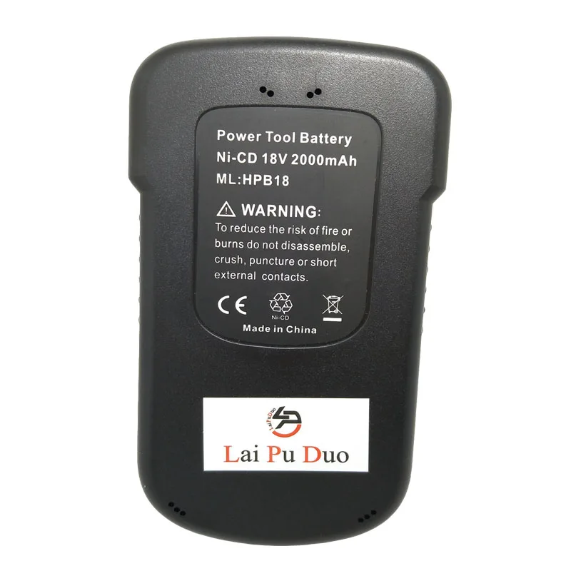 Сменный аккумулятор для электроинструмента 18 в 3000 мАч Ni mh 2000 CD Black & Decker:HPB18 FS180BX 244760