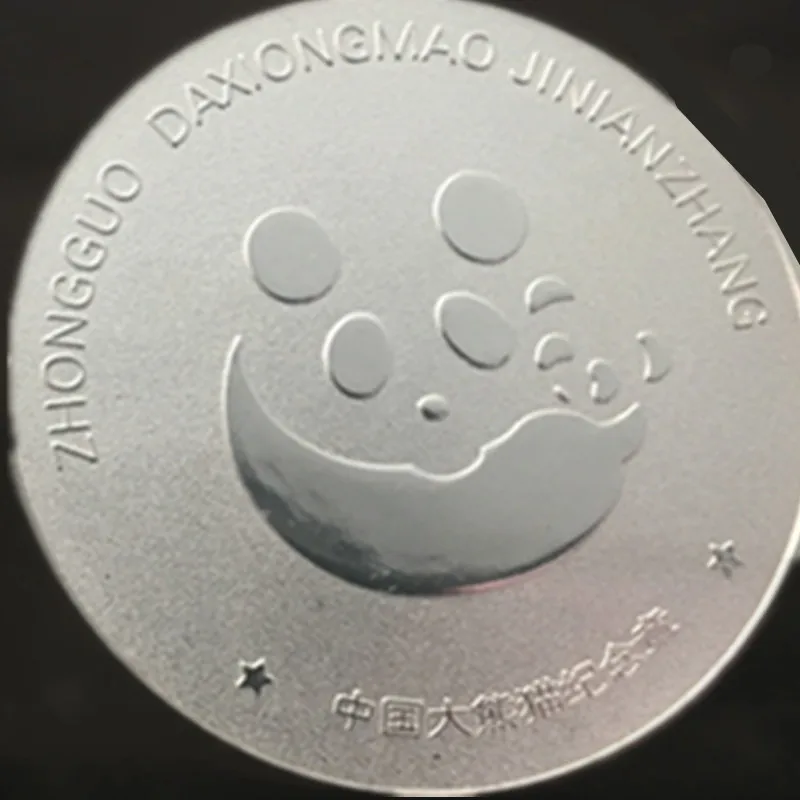 Памятная монета в виде кленового листа 5 типов панда динозавр кошка узор