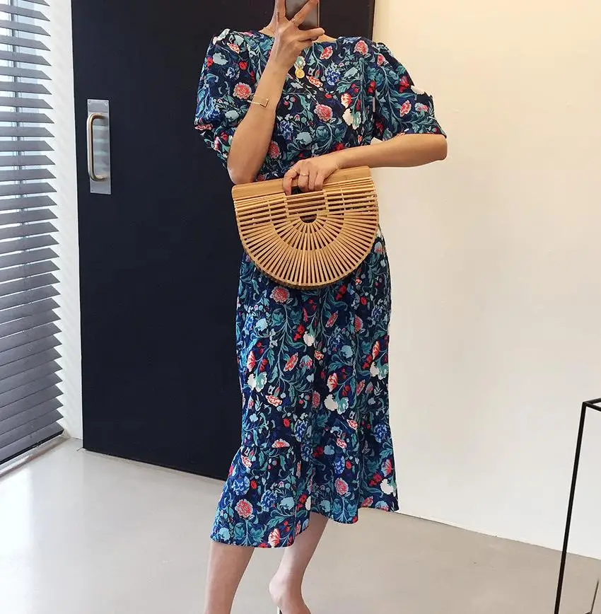 Женские летние платья 2020 сексуальное пляжное платье Бохо с круглым вырезом и