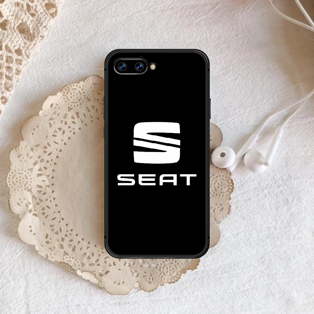 

Car Seat Logo Phone Case Cover Hull For HUAWEI Honor 6A 7A 8 8A 8S 8x 9 9x 9A 9C 10 10i 20 Lite Pro black Prime Silicone Cover