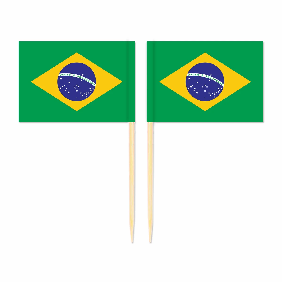 

Brazil Toothpick Flag 3.5X2.5CM Cake Topper Party Cupcake Wedding Baby Shower Supplies Lovely Baking Dessert Decorations