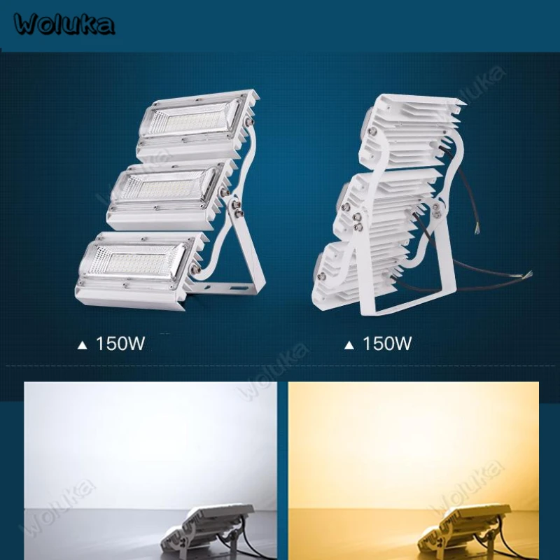 150W светодиодный водонепроницаемый фонарь квадратный прожектор реклама знак