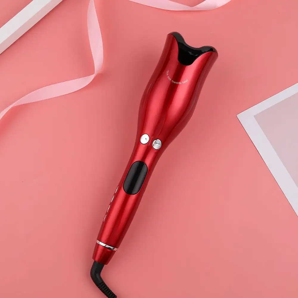 

Automatic Hair Curler Curling Iron Rotating Air Curler Styling Tool Curls Waves Ceramic Curly Wave Electric LCD Hair Curler