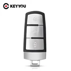 Корпус KEYYOU, умный дистанционный ключ, чехол для VW VOLKSWAGEN B6 B7 B7L CC R36 Maogotan B5 Passat 3C, 3 кнопки