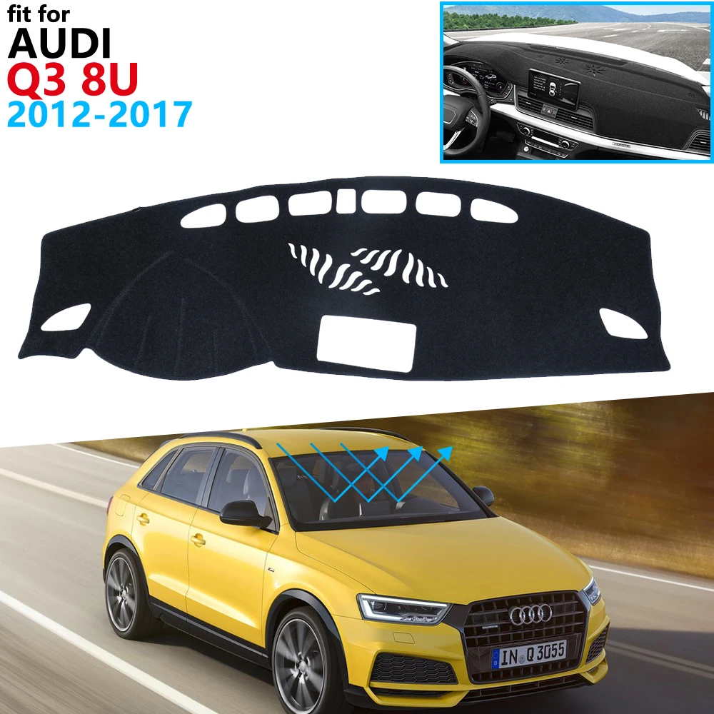 Чехол для приборной панели защитный коврик Audi Q3 8U 2012 2013 2014 2015 2016 аксессуары