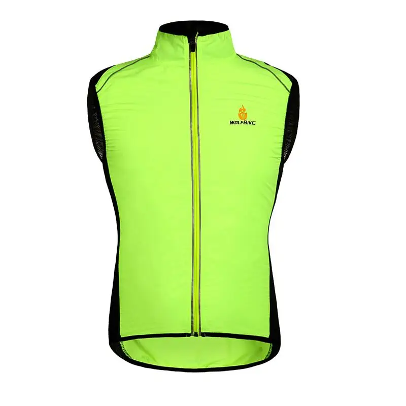 WOLFBIKE Велосипедное пальто для мужчин MTB велосипедная одежда без рукавов Джерси
