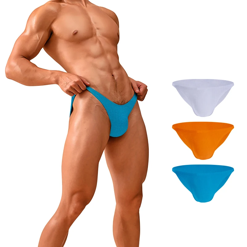 

2021 New Men's Panties Sissy Gay Sexy Underwear Men Briefs Bikini Cotton Soft Underpants Male Simple Hip Lift Comfortable AD7116