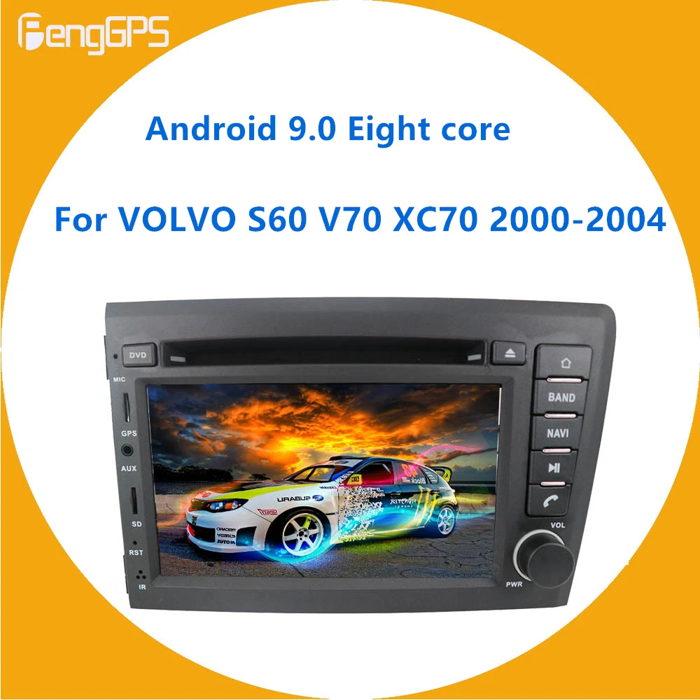 Автомагнитола 2 DIN Android 9 0 DVD плеер GPS навигация для VOLVO S60 V70 XC70 2000 2004 автомагнитола