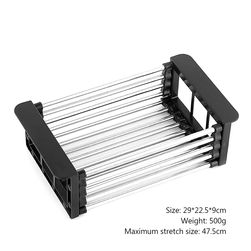 

Multi-function Drain Basket Sponge Towel Hanging Drainage Storage Kitchen Rack Storage Tool Sink Filter Shelf