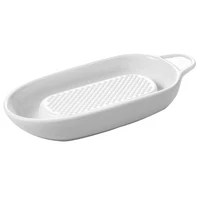 new porcelain grater plate for ginger garlic and onion for kitchen for cooker apple meat puree vegetable grinder