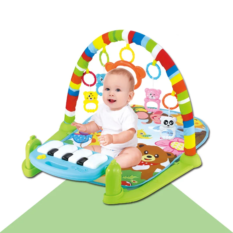 

Baby pedal piano fitness frame 0-36 months to promote physical crawling mat children's toy gift