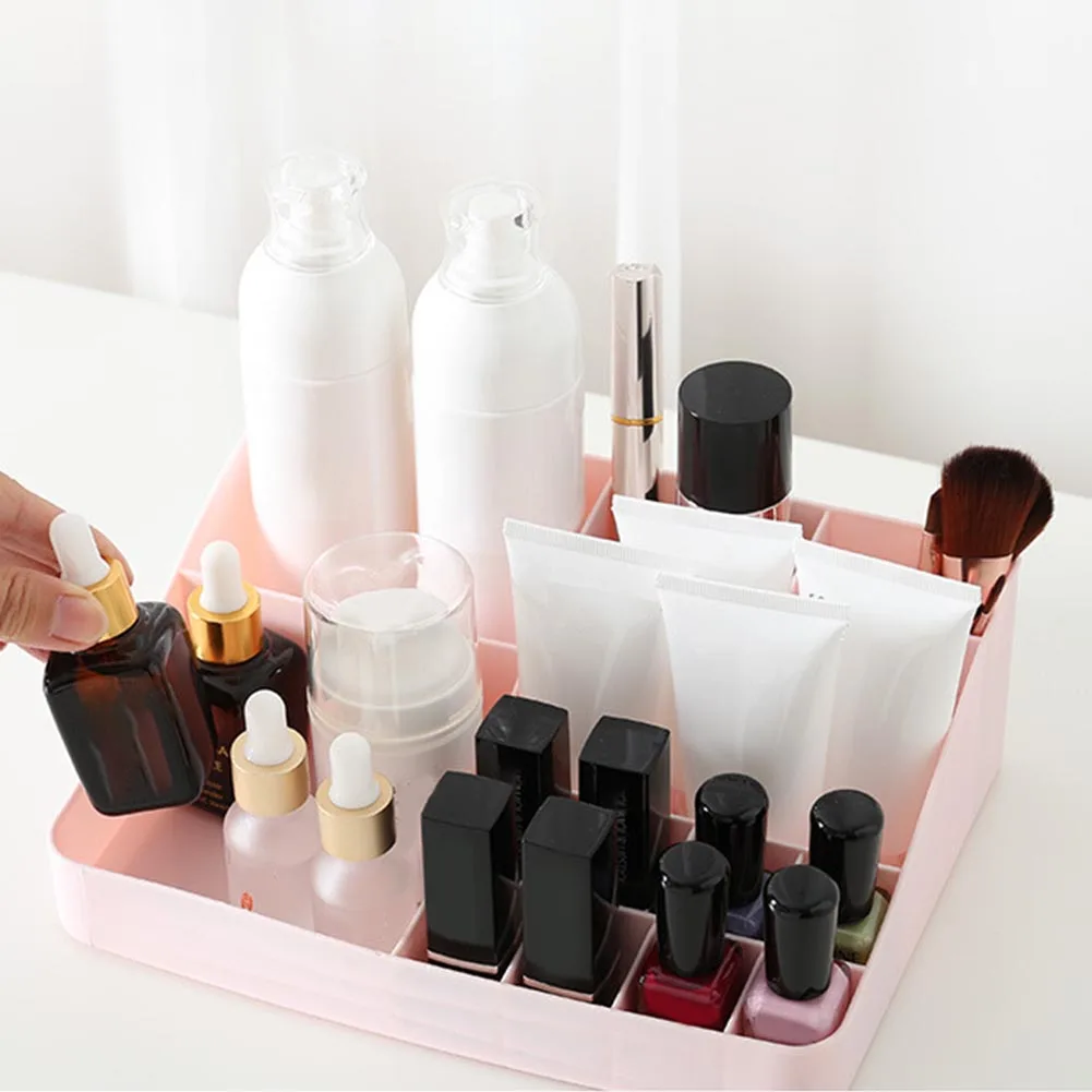 

Desktop Makeup Brushes Lipstick Organizer Sundries Cosmetic Organizer Rack Home Women Makeup Storage Box Holder Tools