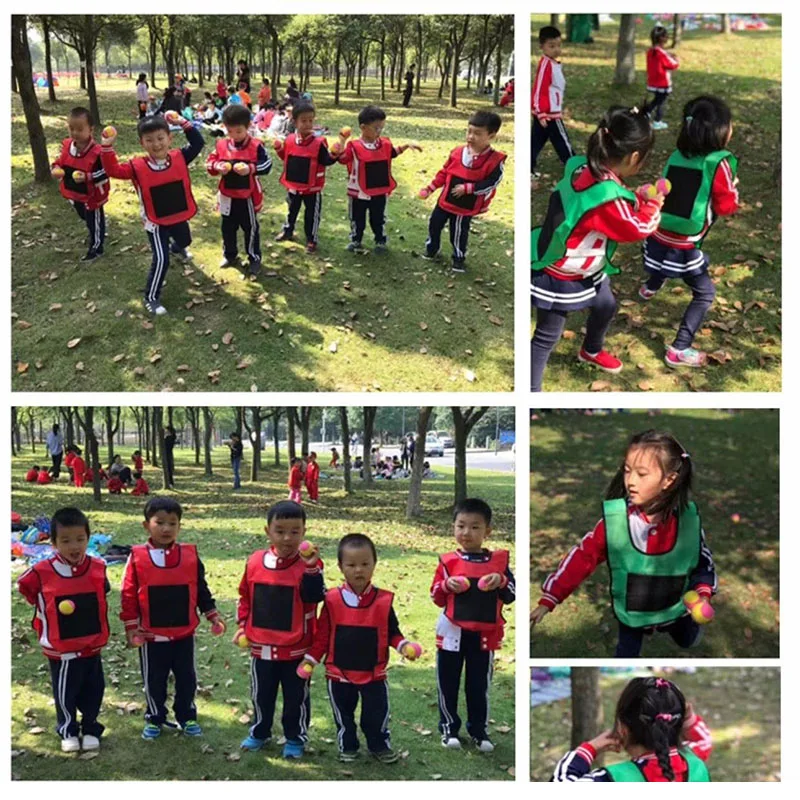 

Children Kids Shooting Balls Games Throw Toy Vest Educational for Outdoor Sport 2019 New Design Kids Toys Dropship