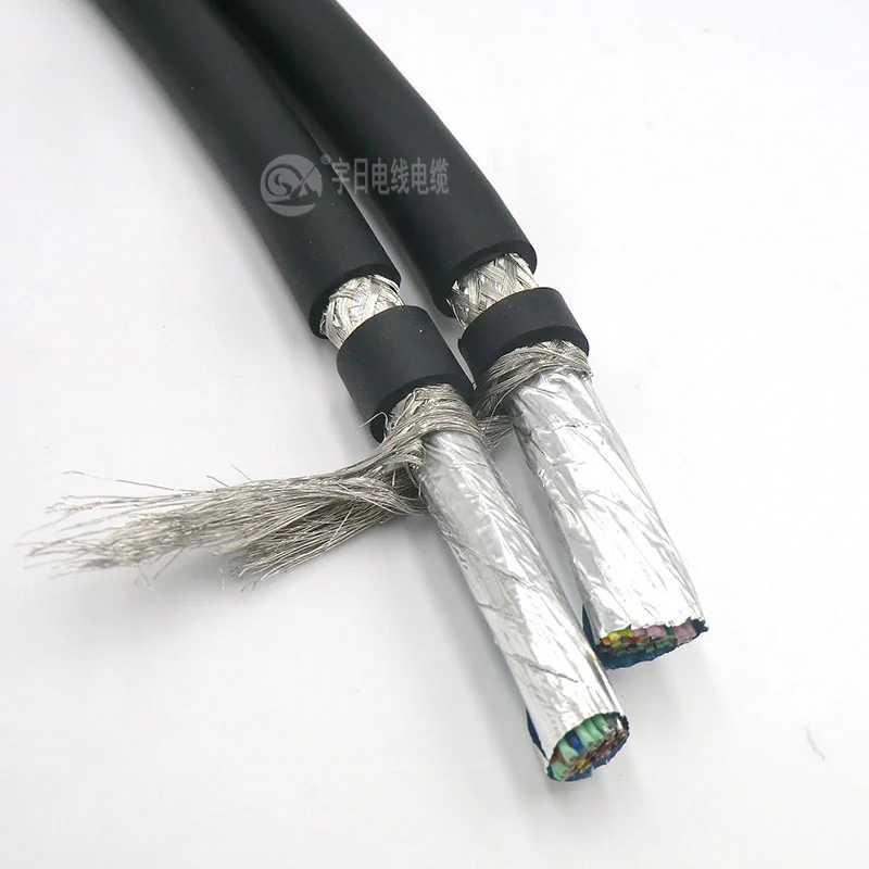 Гибкий кабель управления IO 40 ядер 0 08 мм² 28 AWG экранированная витая пара проводов с