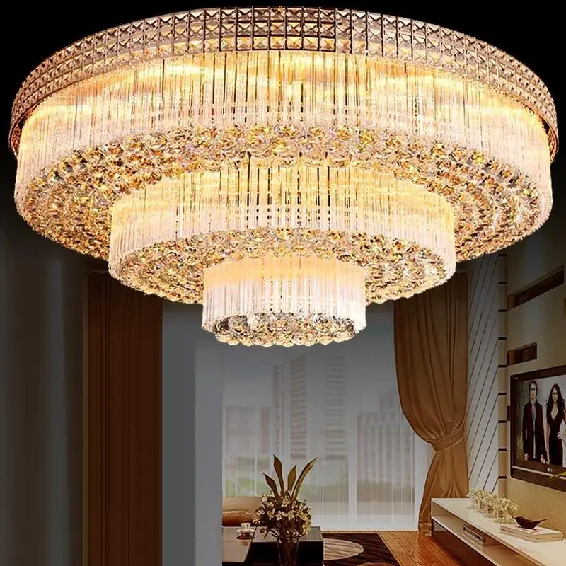 colgante moderna celling luminaire for lampada lampara techo plafonnier living room luminaria de teto crystal ceiling light | Лампы и