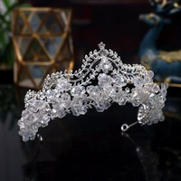 high end luxury bridal crown baroque crystal headband wedding crown crystal hair band bridal crown