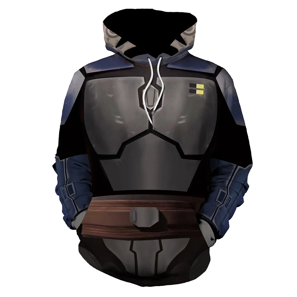 Толстовка с капюшоном в стиле Звездных войн свитшот 3D принтом для мужчин и женщин