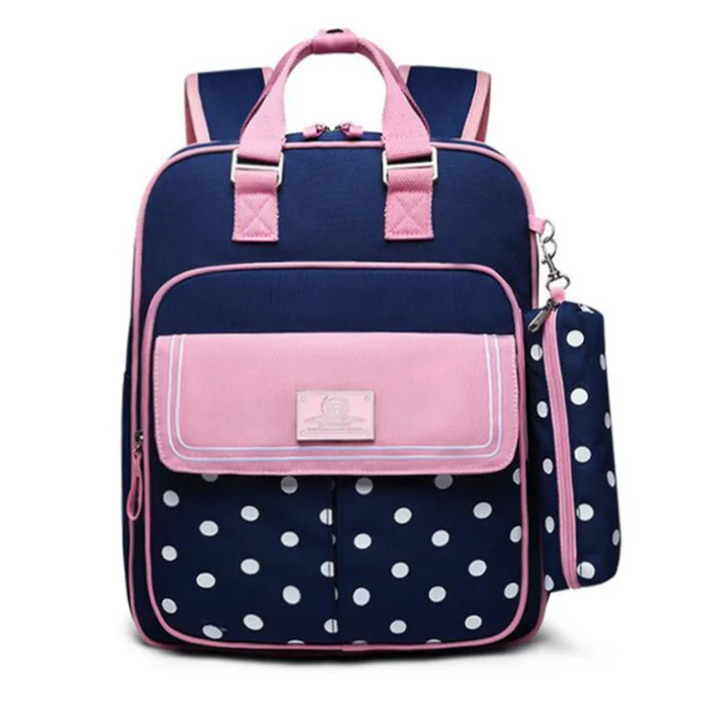 OKKID high quality kids orthopedic school backpack for girls school bag girl schoolbag children book bag set cute pencil case