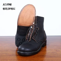 yq1300 rockcanroll super quality size 35 50 handmade goodyear welted durable horween cowhide boot custom made available