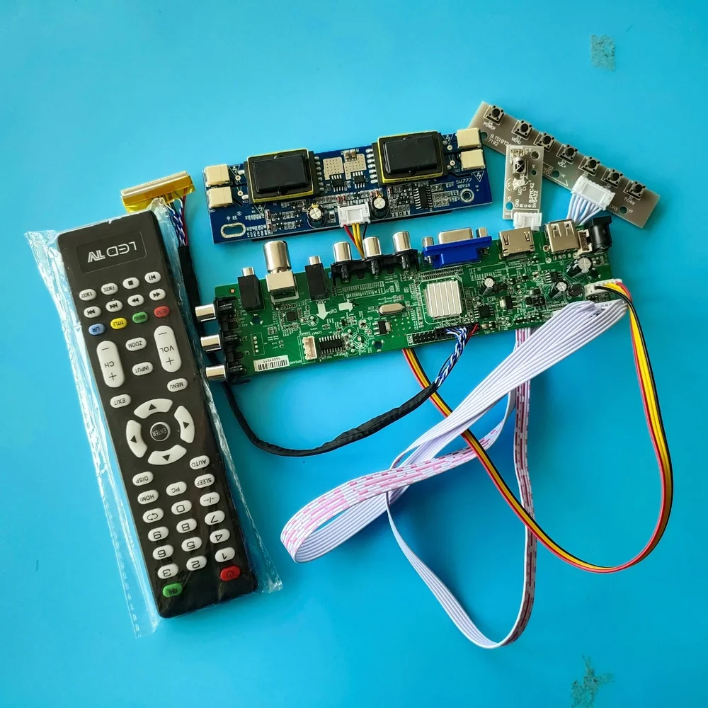

Kit for LM190E08-TLJ3/LM190E08-TLJ4 HDMI VGA Controller board AV TV 1280X1024 30pin 4 CCFL Digital LCD Panel USB DVB-T remote