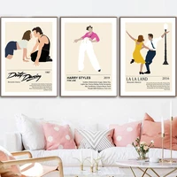 retro poster canvas prints dirty dancing movie painting vintage pulp fiction film picture boyfriend christmas gift home decor