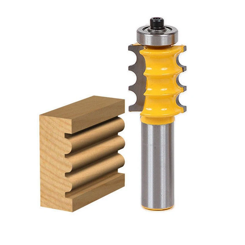 

5Pcs 12mm Shank Closet Door Top Router Bits Set Wood Carving Carbide Alloy Graver Convex Milling Bits