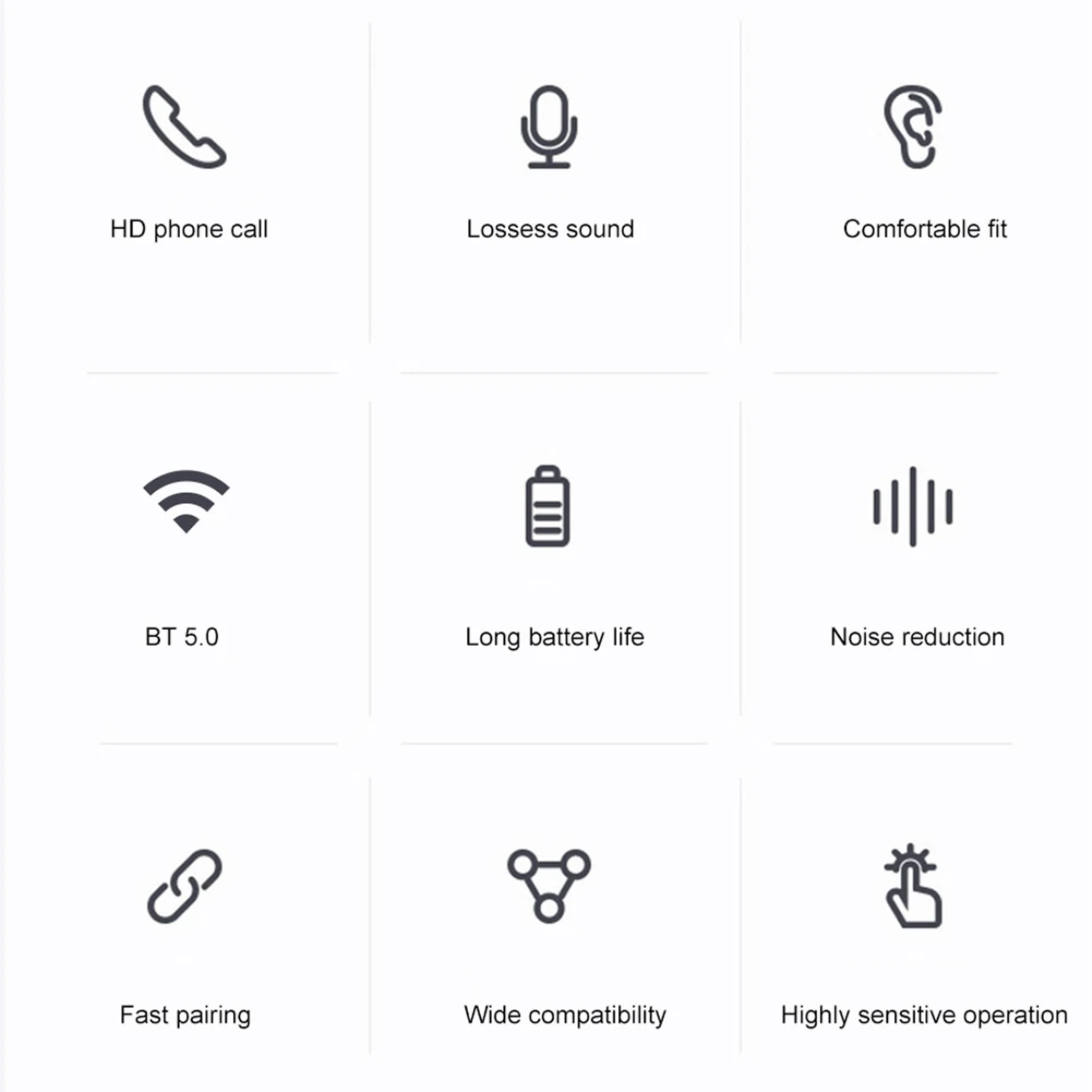 2021 L8 настоящие беспроводные наушники Bluetooth совместимые стереонаушники TWS со