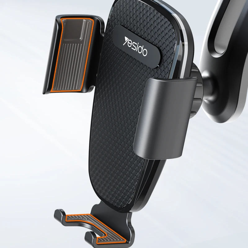 yesido car mount holder for 4 7 6 5inch mobile phone universal car air outlet bracket for iphone adjustable car phone stand free global shipping