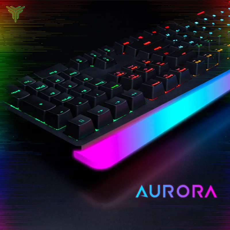 Профессиональная игровая механическая клавиатура с RGB подсветкой проводная