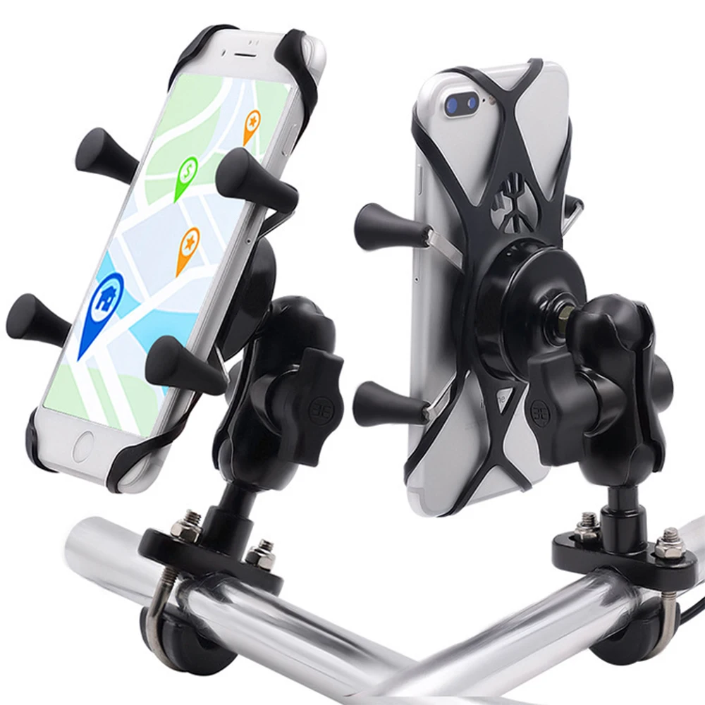 

Motorcycle mobile phone bracket modification, electric bike bicycle accessories, aluminum alloy base bracket