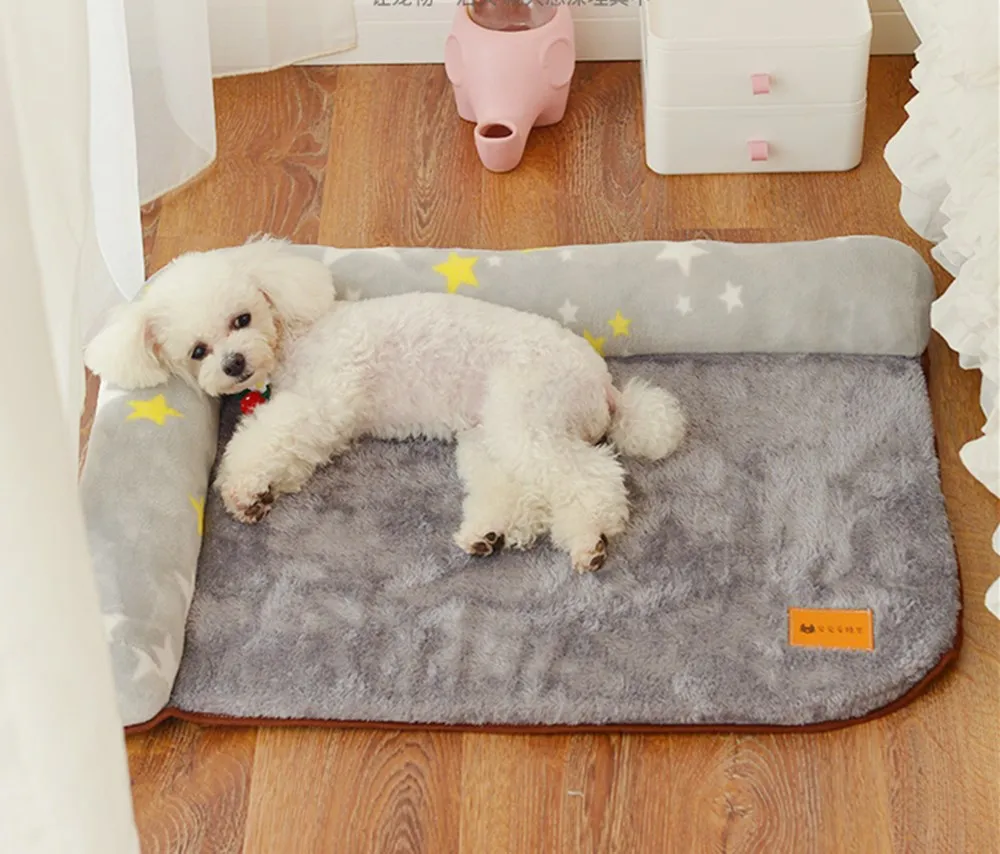 

Dog Cat Bed Mat Four Seasons General Small Dog Teddy Pet Bed Winter Warm Dog Mat Bite Resistant Cat Pet Supplies Bed