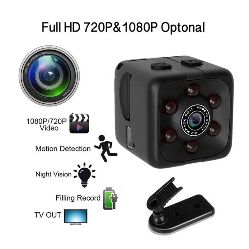 Спортивная камера SQ11 DV Aerial 1080P домашняя безопасности плюс 32G карта