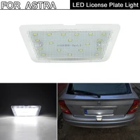 1pcs white led license plate light number plate lamp for opel astra g hatch saloon 1998 1999 2001 2002 2003 2004