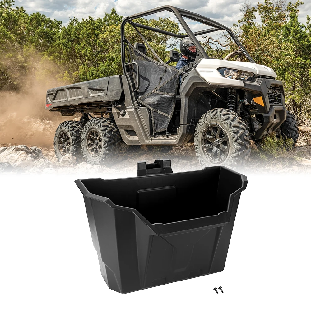 KEMIMOTO UTV 2 Gal 8L Under-seat Storage Box Without Lid For Can-Am Defender, Defender Max HD5 HD8 HD10 #715003446