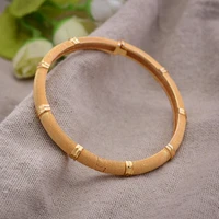 1pcslot bangles 24k ethiopian arabia gold color for women girl indian dubai african wedding bangls bracelet party bridal gift