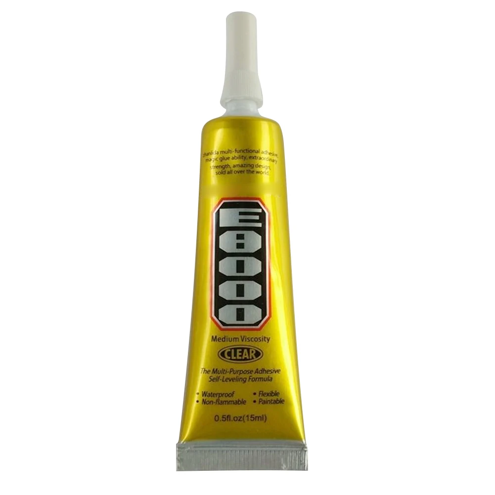 E8000 Clear Adhesive Sealant Glue for DIY Phone Border Diamond Clothes EL | Строительство и ремонт