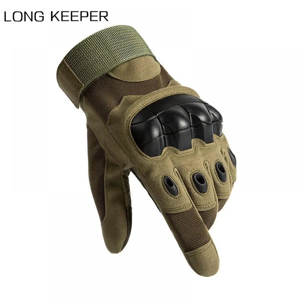 

LongKeeper Army Military Tactical Gloves Touch Screen Full Finger Driving Mittens Outdoor Riding Hiking Men Women Winter Gloves