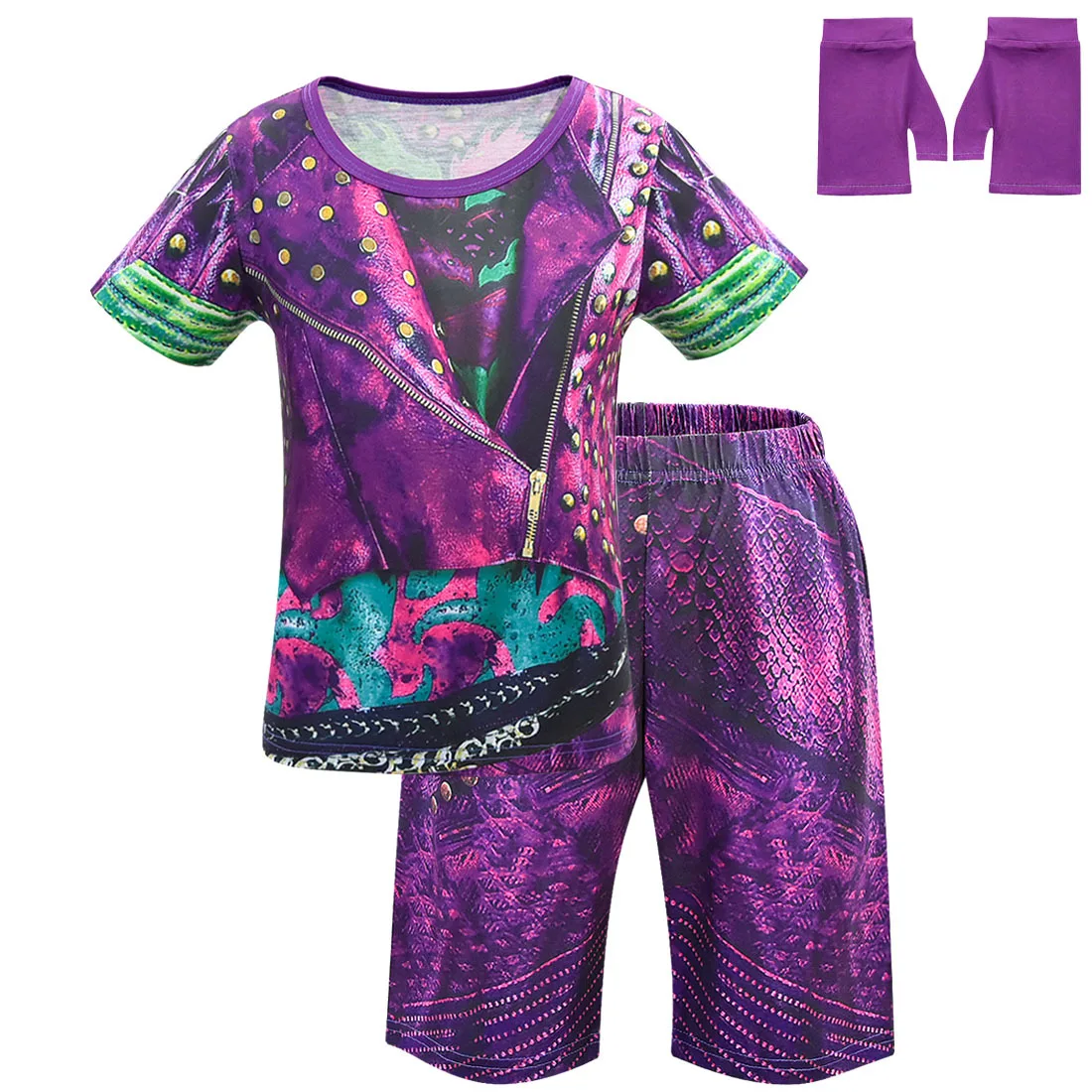 Костюмы Одри для девочек фиолетовые на Хэллоуин | Тематическая одежда и униформа