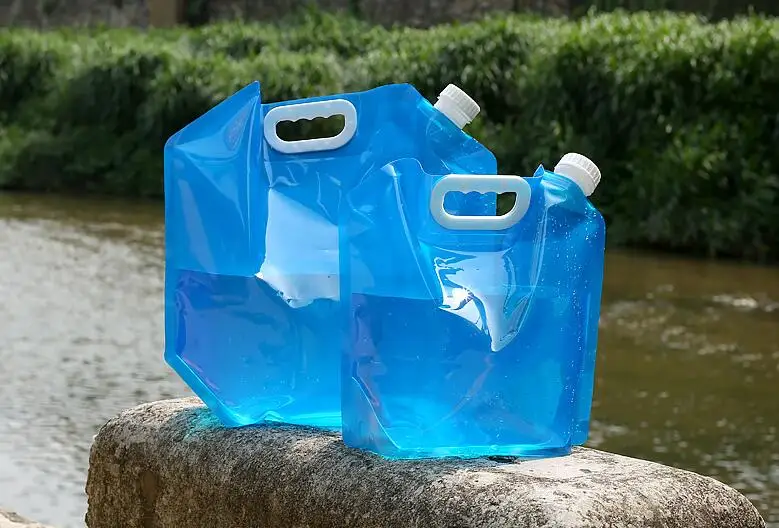 Уличная портативная складная сумка для воды экстренная спортивный складной