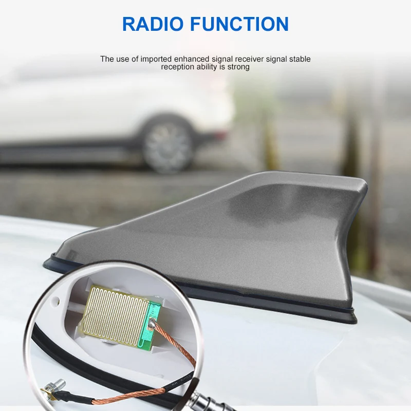 Улучшенный сигнал Универсальная автомобильная антенна плавник акулы авто крыша